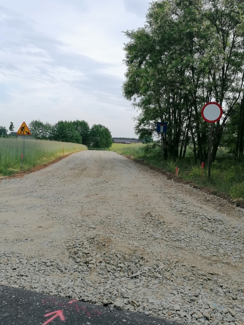 Droga w m. Chajew Kolonia Droga w m. Chajew Kolonia