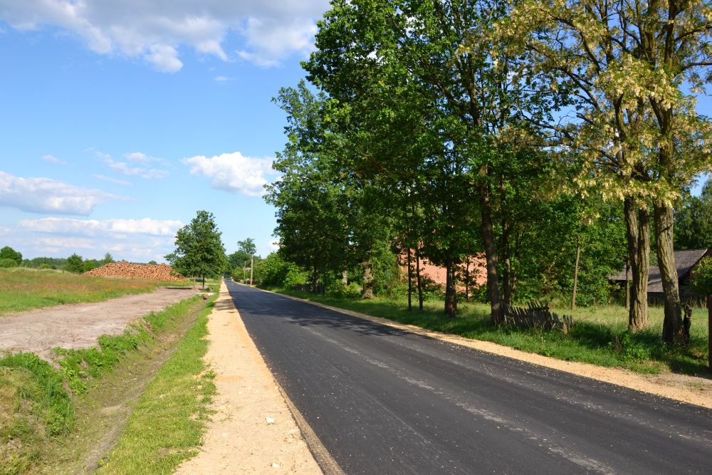 Droga Salamony -po remoncie Droga Salamony -po remoncie