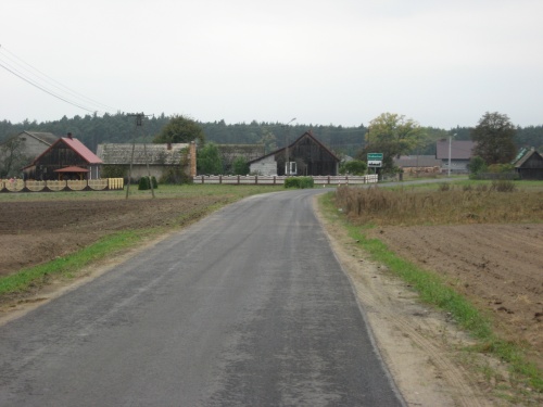 Droga po przebudowie