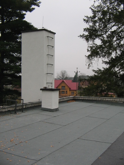 Dach na hydrofornii w Godynicach Dach_hydrofornia