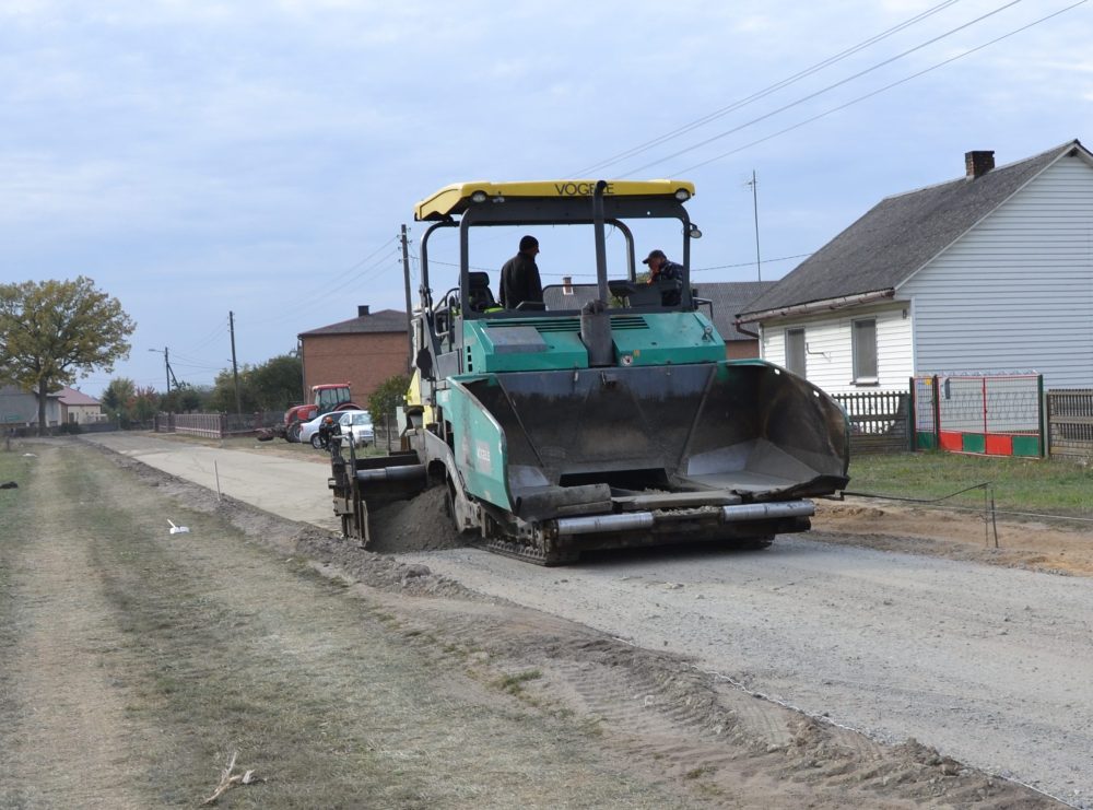 Droga Przedłęcze w trakcie remontu
