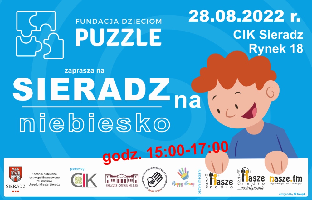 Sieradz na niebiesko